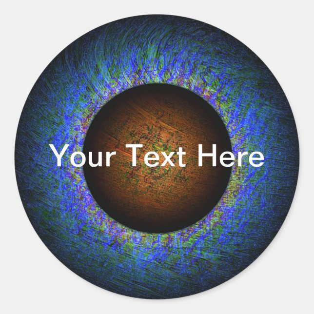 Rogue Planet -Customisable Classic Round Sticker (Front)