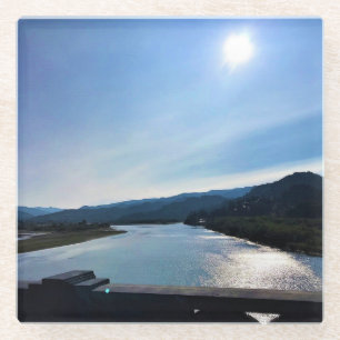Rogue River, OR Glass Coaster