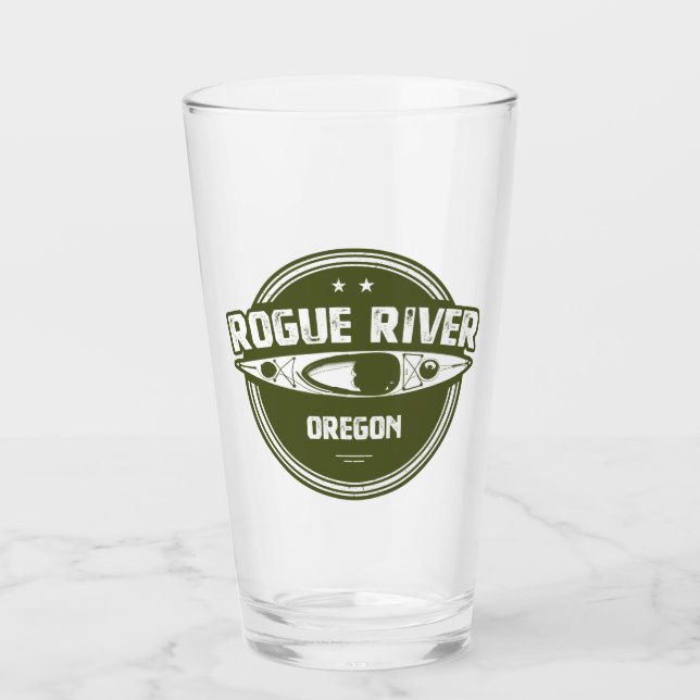 Rogue River, Oregon Glass (Front)