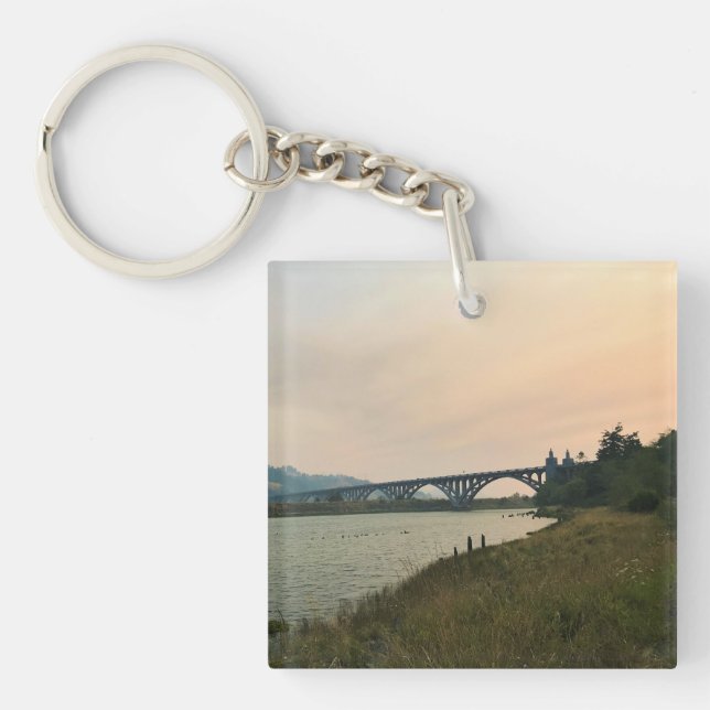 Rogue River, Oregon Key Ring (Front)