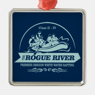 Rogue River (rafting2) Metal Ornament