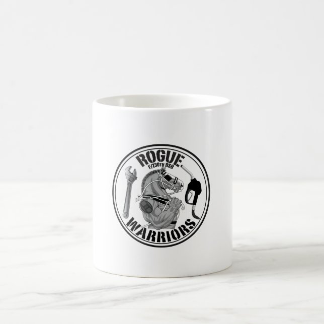 Rogue Warrior B&W Mug (Center)