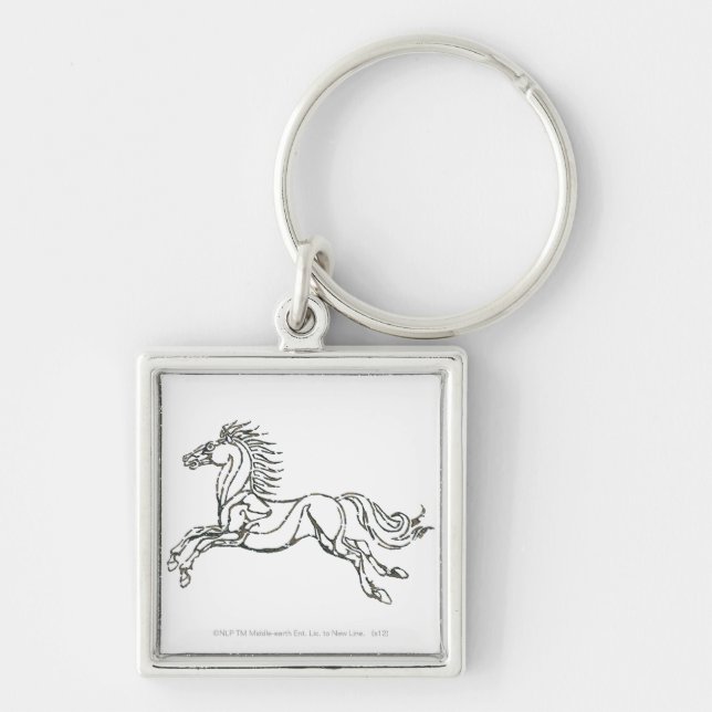 Rohan Symbol Key Ring (Front)