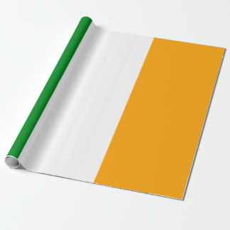 ROI Irish Tricolor Flag Wrapping Paper