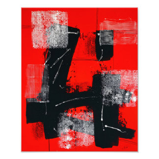 Rojo #101 photo print