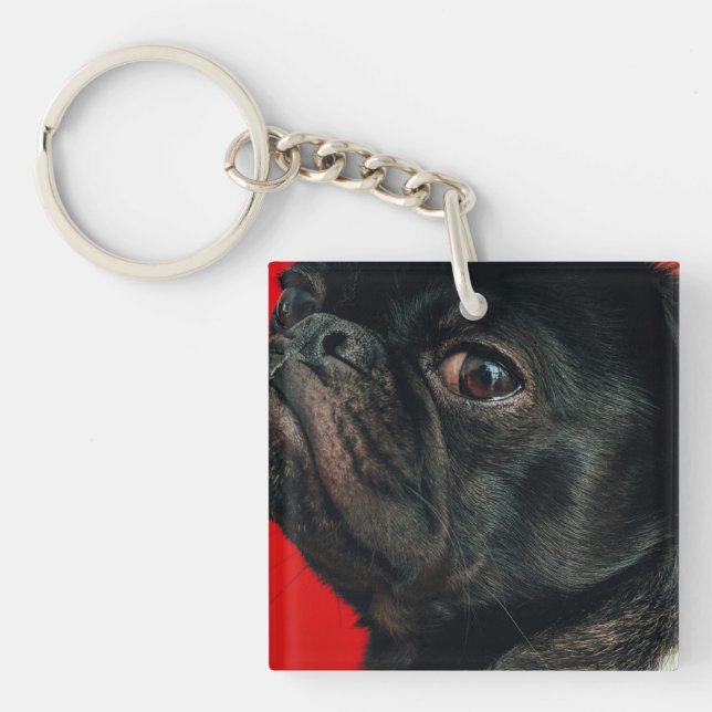 rojo dog key ring (Front)