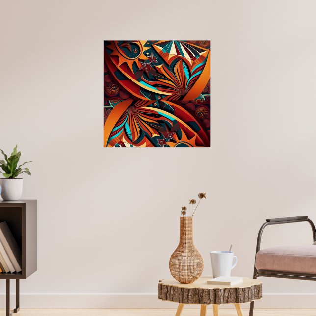 RokcloneDesigns 2024 Art Intelligence Alien Series Poster (Living Room 3)