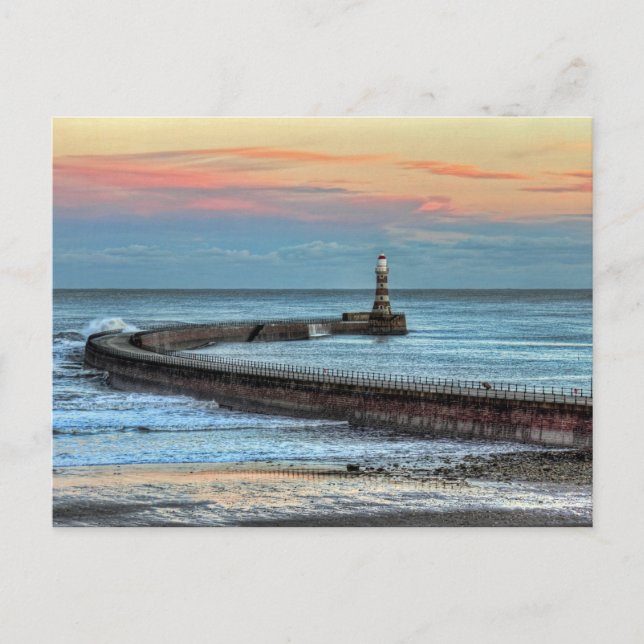 Roker Pier and Lighthouse Postcard (Front)