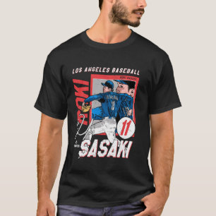 Roki Sasaki  Los Angeles D MLB Baseball Players ML T-Shirt