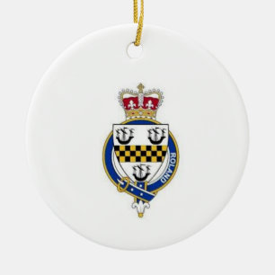 Roland coat of arms ceramic ornament