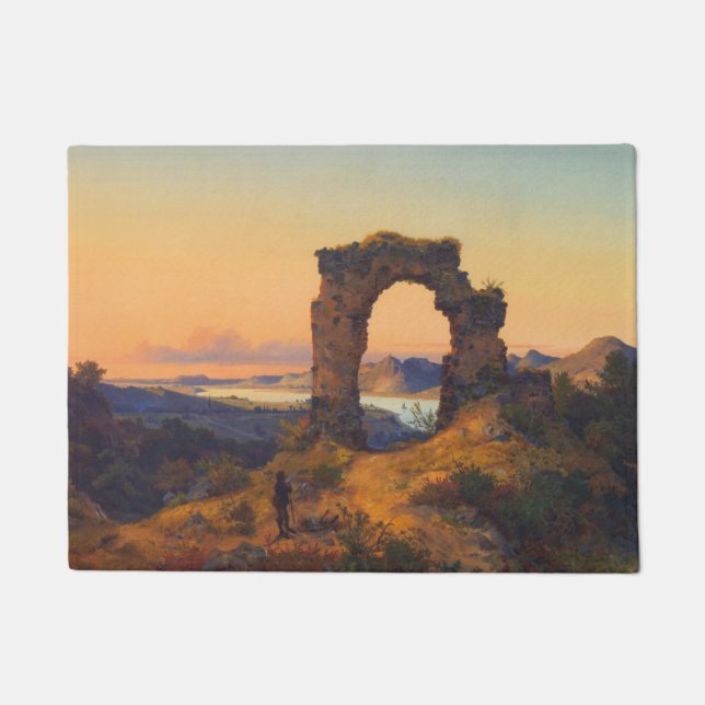 Roland's Arch (by Andreas Achenbach) Doormat (Front)