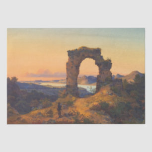 Roland's Arch (by Andreas Achenbach) Tissue Paper