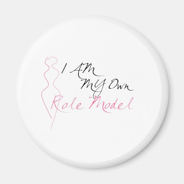 Role Model White Magnet (Front)