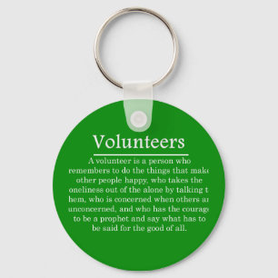 Role of Volunteers Key Ring