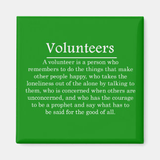 Role of Volunteers Magnet