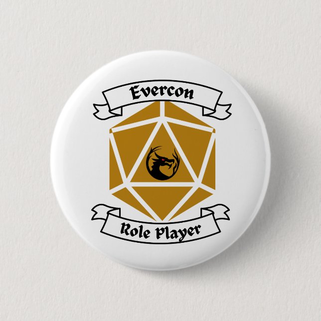 Role Player 6 Cm Round Badge (Front)