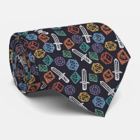 Role Playing Game Dice Pattern