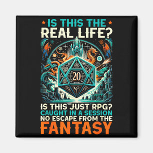 Role Playing Game Rpg Master D20 Tabletop Funny Rp Magnet