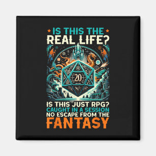 Role Playing Game Rpg Master D20 Tabletop Funny Rp Magnet