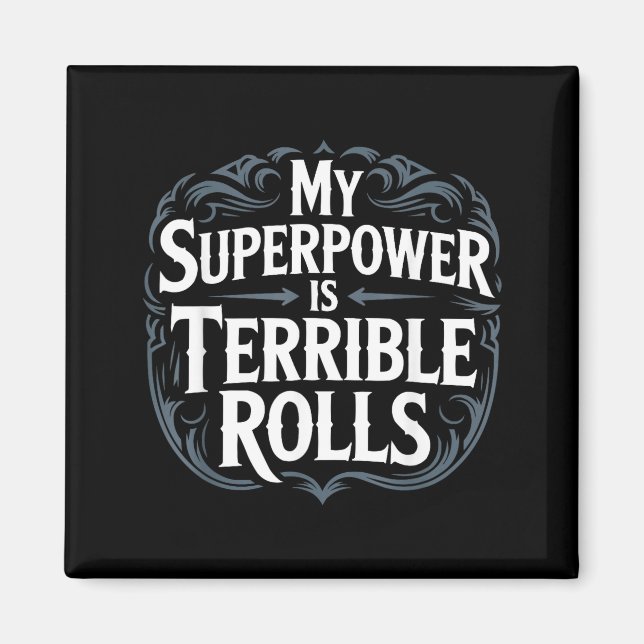 Role Playing Gamer Rpg Master D20 Tabletop Funny R Magnet (Front)