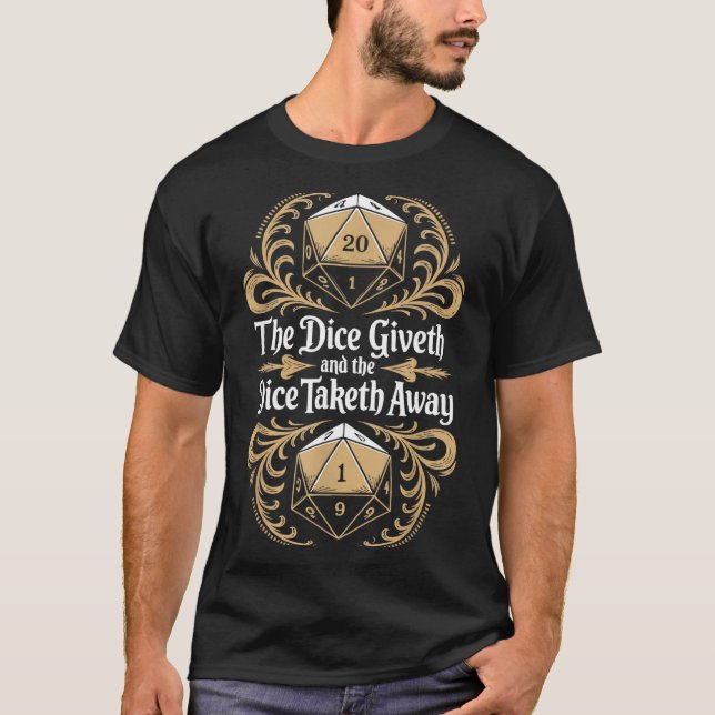 Role Playing Gamer Rpg Master D20 Tabletop Funny R T-Shirt (Front)