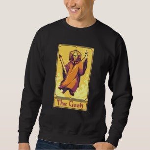 Role Playing Geek Pixel Character Tarot Card Sweatshirt
