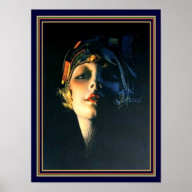 Rolf Armstrong Art Deco Print 12 x 16 (Front)