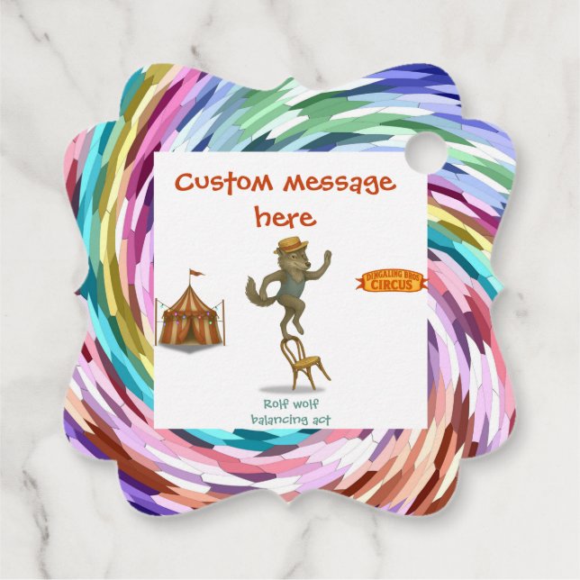 Rolf wolf balancing act favour tags (Back)