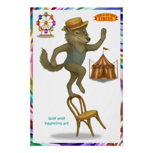 Rolf wolf balancing act poster