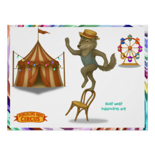 Rolf wolf balancing act poster