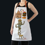 Rolf's balancing act apron<br><div class="desc">Cool under pressure and full of style, Rolf the wolf balances with effortless confidence. Whether poised on one foot, one paw, a ball or even a stack of chairs, he brings smooth theatrical flair to the show. Rolf is a natural performer with a roguish grin. You can find lots of...</div>