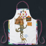 Rolf's balancing act apron<br><div class="desc">Cool under pressure and full of style, Rolf the wolf balances with effortless confidence. Whether poised on one foot, one paw, a ball or even a stack of chairs, he brings smooth theatrical flair to the show. Rolf is a natural performer with a roguish grin. You can find lots of...</div>