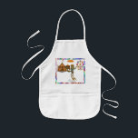 Rolf's balancing act kids apron<br><div class="desc">Cool under pressure and full of style, Rolf the wolf balances with effortless confidence. Whether poised on one foot, one paw, a ball or even a stack of chairs, he brings smooth theatrical flair to the show. Rolf is a natural performer with a roguish grin. You can find lots of...</div>