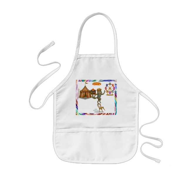 Rolf's balancing act kids apron (Front)