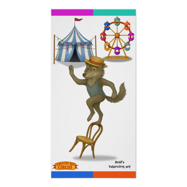 Rolf's balancing act poster (Front)