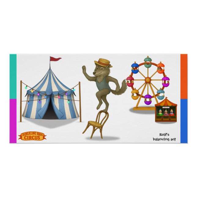 Rolf's balancing act poster (Front)