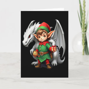 Roll 20 Christmas Elf Table Top Role Play Dragon D Card
