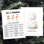 Roll a Snowman Christmas Activity Party Game<br><div class="desc">Roll a Snowman Christmas Party Game | Holiday Party Activities</div>