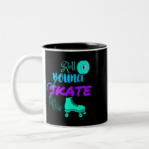 Roll Bounce Skate Rollerskating Two-Tone Coffee Mug