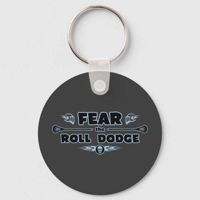 Roll Dodge - blue Key Ring (Front)