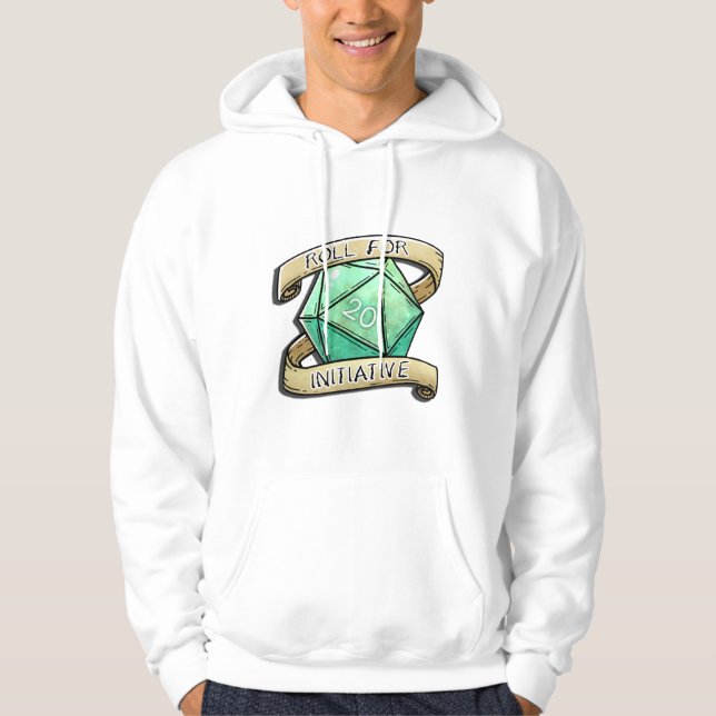 Roll for Initiative Hoodie (Front)