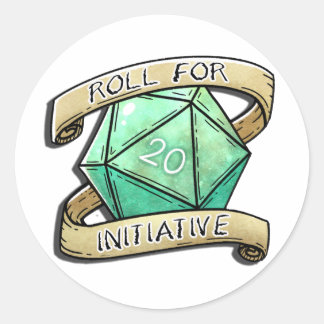 Roll for Initiative sticker