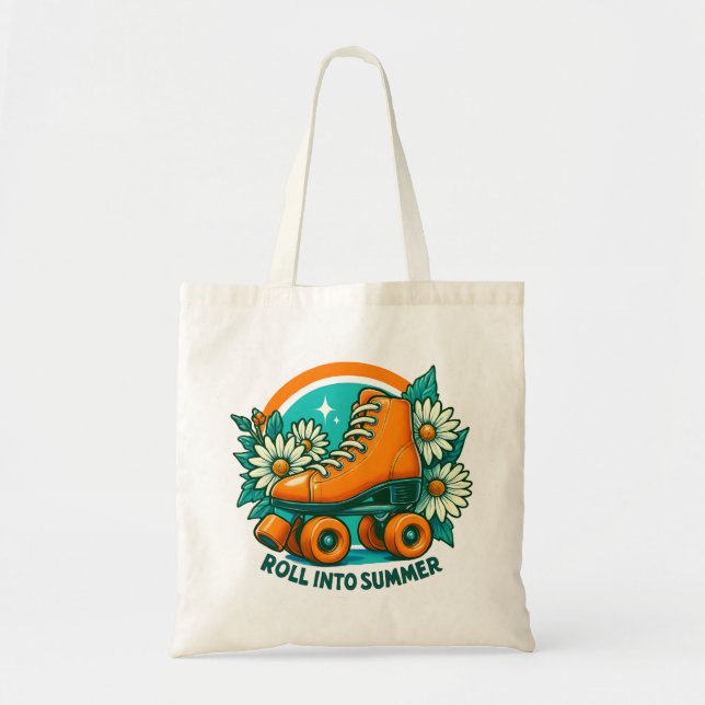 "Roll Into Summer" Tote Bag (Front)