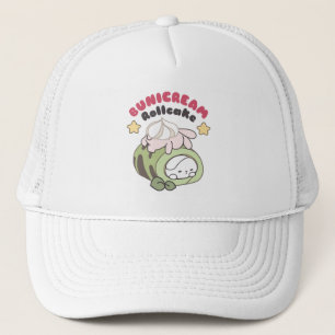 Roll Into Sweetness Bunicream Rollcake Delight Trucker Hat