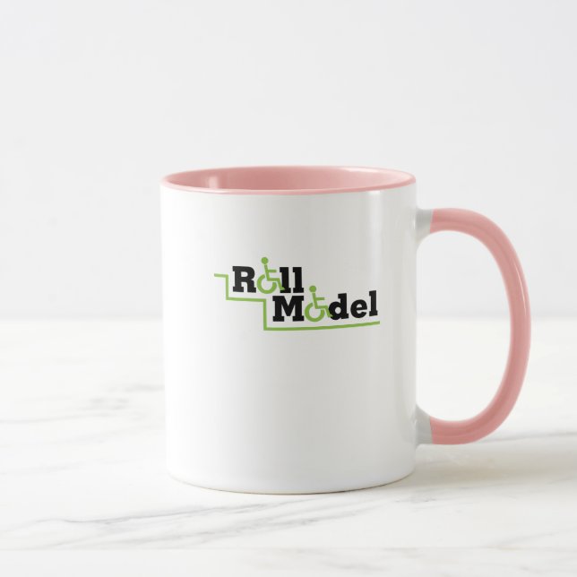 Roll Model Disability Awareness Gift Wheelchair Mug (Right)