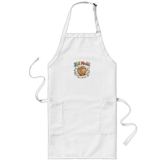 Roll Model T-Shirt Long Apron (Front)