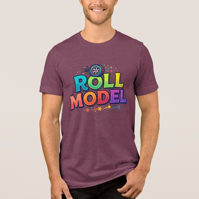 Roll Model –  Tri-Blend Shirt (Front)