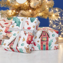 Roll, Name on Magical Candy Houses, Sweets Pattern