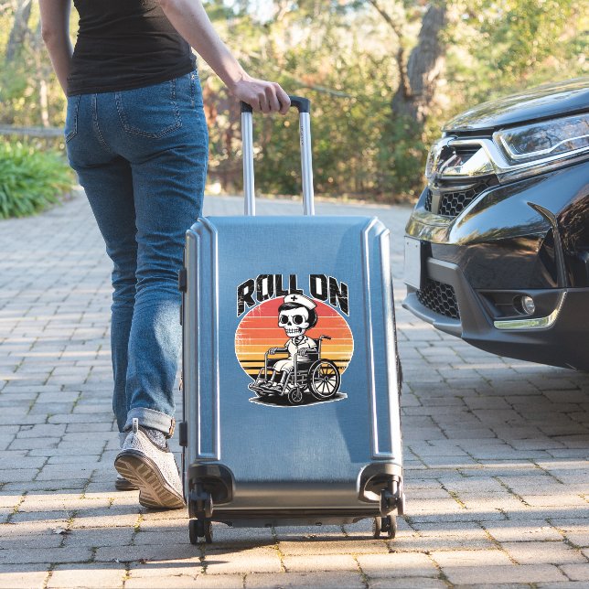 Roll On Skeleton Nurse – Dark Humour Healthcare Vi (Suitcase Insitu)