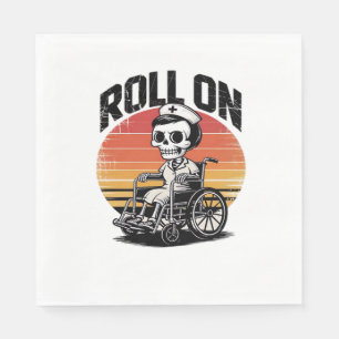 Roll On Skeleton Nurse – Dark Humour Healthcare Vi Napkin